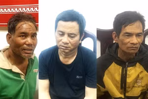 3 đối tượng Y Ju Niê, Nay Tam và Nay Yên tại cơ quan Công an. (Ảnh: Công an Đắk Lắk)