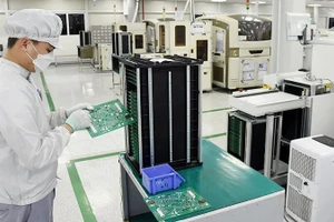 Lao động tại Công ty TNHH Bumjin Electronics Vina, Hàn Quốc, tại Quảng Ninh. (Ảnh nhandan.vn)