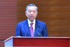 Tổng Bí thư, Chủ tịch nước Tô Lâm phát biểu nhậm chức ngày 3/8/2024. (Ảnh: ĐĂNG KHOA)