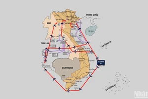 [Infographic] Đường bay của không quân Mỹ đánh phá miền bắc Việt Nam và Hà Nội tháng 12/1972