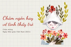 Châm ngôn hay về tình thầy trò