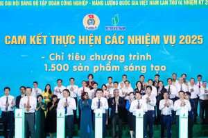 Tập đoàn Công nghiệp-Năng lượng quốc gia Việt Nam (Petrovietnam) thực hiện nghi thức phát động Tháng công nhân, Tháng hành động an toàn vệ sinh lao động năm 2025.