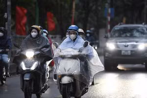 Khu vực Hà Nội có mưa, mưa nhỏ, trời rét đậm. (Ảnh minh họa)