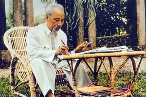 Chủ tịch Hồ Chí Minh. Ảnh tư liệu