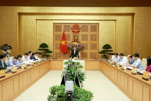 Quang cảnh buổi làm việc. Ảnh: VGP