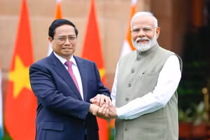 Thủ tướng Phạm Minh Chính và Thủ tướng Narendra Modi.