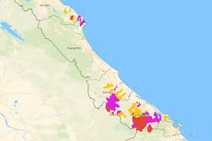 [Infographic] Cảnh báo nguy cơ lũ quét và sạt lở trong 6 giờ tới tại các tỉnh miền trung, cập nhật 22 giờ, 29/10