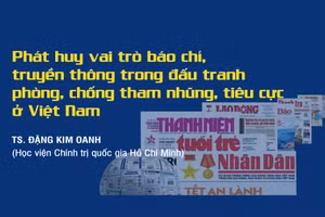 Phát huy vai trò báo chí, truyền thông trong đấu tranh phòng, chống tham nhũng, tiêu cực ở Việt Nam