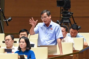 Đại biểu Trần Hữu Hậu (đoàn Tây Ninh). Ảnh: Duy Linh