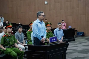 Bị cáo Hoàng Quốc Vượng tại tòa.