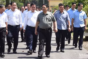 Thủ tướng Phạm Minh Chính thăm Trung tâm Điều dưỡng thương binh Nho Quan, tỉnh Ninh Bình.