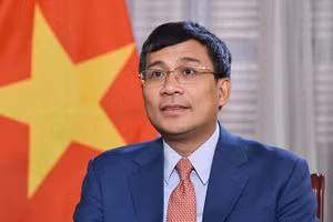 Thứ trưởng thường trực Ngoại giao Nguyễn Minh Vũ. (Ảnh: Bộ Ngoại giao)