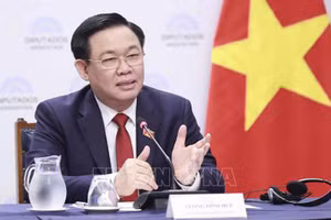 Chủ tịch Quốc hội Vương Đình Huệ. (Ảnh: Doãn Tấn/TTXVN)