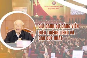 Giữ danh dự đảng viên: Điều thiêng liêng và cao quý nhất