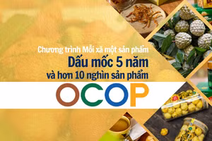 Dấu mốc 5 năm và hơn 10 nghìn sản phẩm OCOP 