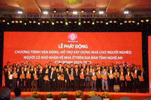 Các đơn vị, cá nhân đăng ký ủng hộ chương trình.