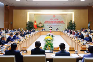 Hội nghị Thường trực Chính phủ gặp gỡ doanh nghiệp. Ảnh: Nhật Bắc