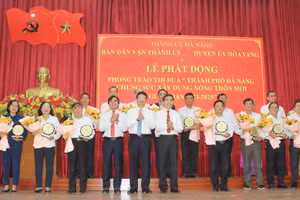 Phát động đăng ký hỗ trợ xây dựng nông thôn mới ở Hòa Vang giai đoạn 2023-2025.