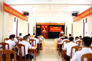 Hội nghị triển khai nhiệm vụ của Trung đoàn 451, Vùng 4 Hải Quân.