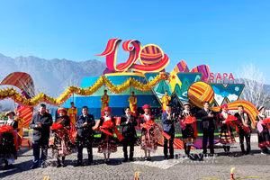 Lễ “Mở cổng trời” đầu Xuân 2023 ở Khu du lịch cáp treo Sa Pa. ( Ảnh: TL)