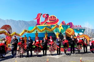 Lễ “Mở cổng trời” đầu Xuân 2023 ở Khu du lịch cáp treo Sa Pa. ( Ảnh: TL)