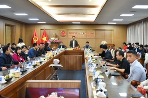 Quang cảnh buổi họp báo