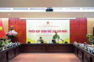 Ủy ban Quốc phòng, An ninh và Đối ngoại của Quốc hội thẩm tra dự án Luật Bảo vệ dữ liệu cá nhân.