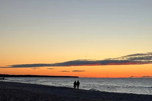 Mùa thu vàng Kolobrzeg.