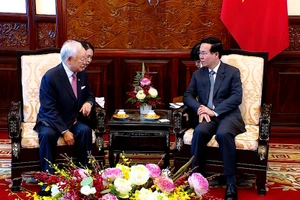 Quang cảnh buổi tiếp.