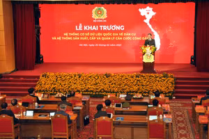 Lễ khai trương hệ thống Cơ sở dữ liệu quốc gia về dân cư do VNPT chủ trì về thiết kế và xây dựng