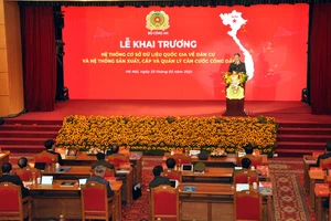 Lễ khai trương hệ thống Cơ sở dữ liệu quốc gia về dân cư do VNPT chủ trì về thiết kế và xây dựng