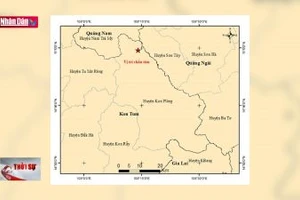 Kon Tum xảy ra 7 trận động đất trong ngày 16/3