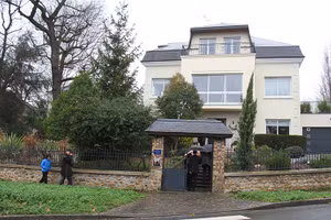 Nơi lưu trú của Đoàn đàm phán Chính phủ Cách mạng lâm thời Cộng hòa miền nam Việt Nam ở thành phố Verrières-le-Buisson. (Ảnh KHẢI HOÀN)