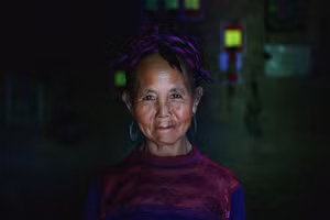 Phụ nữ dân tộc Giáy. (Ảnh: TRẦN THÀNH ĐẠT)