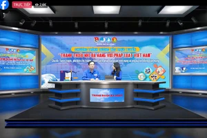 Chương trình tương tác trực tuyến đầu tiên thu hút đông đảo lượt người dùng tương tác.
