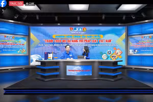 Chương trình tương tác trực tuyến đầu tiên thu hút đông đảo lượt người dùng tương tác.