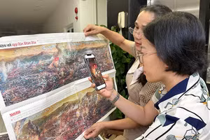 Tranh panorama “Chiến dịch Điện Biên Phủ” đã có mặt tại Đà Nẵng.