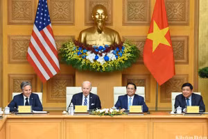 Thủ tướng Phạm Minh Chính và Tổng thống Hoa Kỳ Joe Biden dự Hội nghị cấp cao Việt Nam-Hoa Kỳ về Đầu tư và đổi mới sáng tạo.