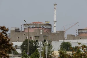 Nhà máy điện hạt nhân Zaporizhzhia. (Ảnh: Tân hoa xã)