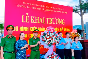 Đây là mô hình điểm kiểu mẫu thực hiện Đề án 06 tại Khu chung cư, Khu đô thị thứ hai của thành phố Huế sau Khu chung cư Xuân Phú (phường Xuân Phú).