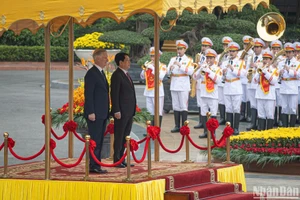 Chủ tịch nước Lương Cường chủ trì lễ đón cấp Nhà nước Nhà vua Vương quốc Bỉ.