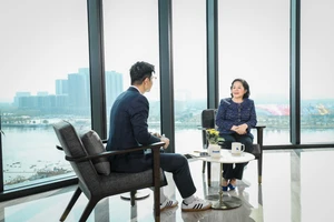 Bà Mai Kiều Liên, trong chương trình “Dear Future, Gửi tương lai” trên VTV1.