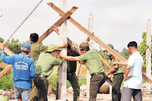 Tuổi trẻ Công an tỉnh Kiên Giang “3 cùng” với nhân dân 