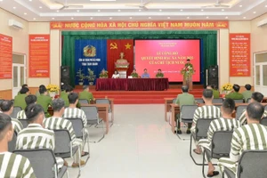 54 phạm nhân ở Hải Phòng đủ điều kiện đặc xá theo quy định của Luật Đặc xá.