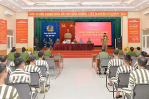 54 phạm nhân ở Hải Phòng đủ điều kiện đặc xá theo quy định của Luật Đặc xá.