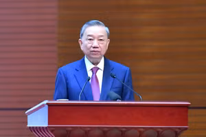 Tổng Bí thư, Chủ tịch nước Tô Lâm phát biểu. Ảnh: ĐĂNG KHOA.