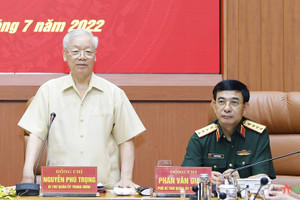 Noi gương Tổng Bí thư Nguyễn Phú Trọng, toàn quân quyết tâm hoàn thành xuất sắc mọi nhiệm vụ