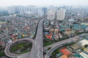 Một góc thành phố Hà Nội.