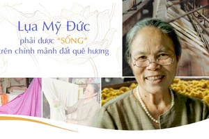 Lụa Mỹ Đức phải được sống trên chính mảnh đất quê hương