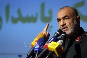 Tư lệnh Lực lượng Vệ binh Cách mạng Hồi giáo Iran (IRGC) Hossein Salami. (Ảnh: IRNA/TTXVN)